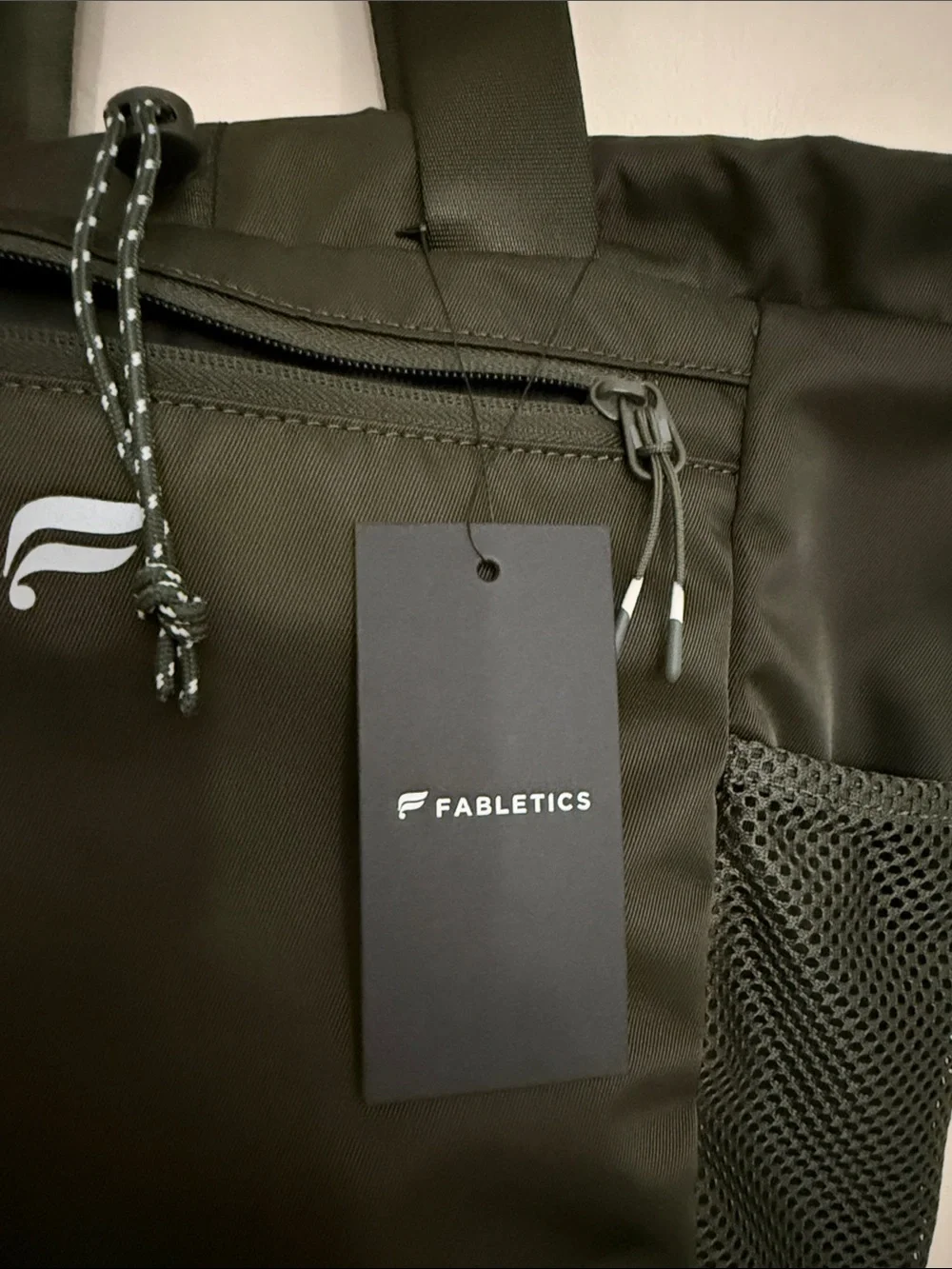 Fabletics Men's Olive Green Utility Backpack Tote Convertible
